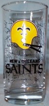 Wendy&#39;s Glass New Orleans Saints Signatures 1988 - £6.27 GBP