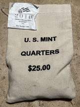 2010 Hot Springs - $25 US Mint Sewn Bag Quarters BU - P - £66.88 GBP