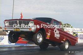 4x6 Color Photo CABO WABO Tequila 1960&#39;s Ford Ranchero Wheelstand Bakersfield - £2.16 GBP