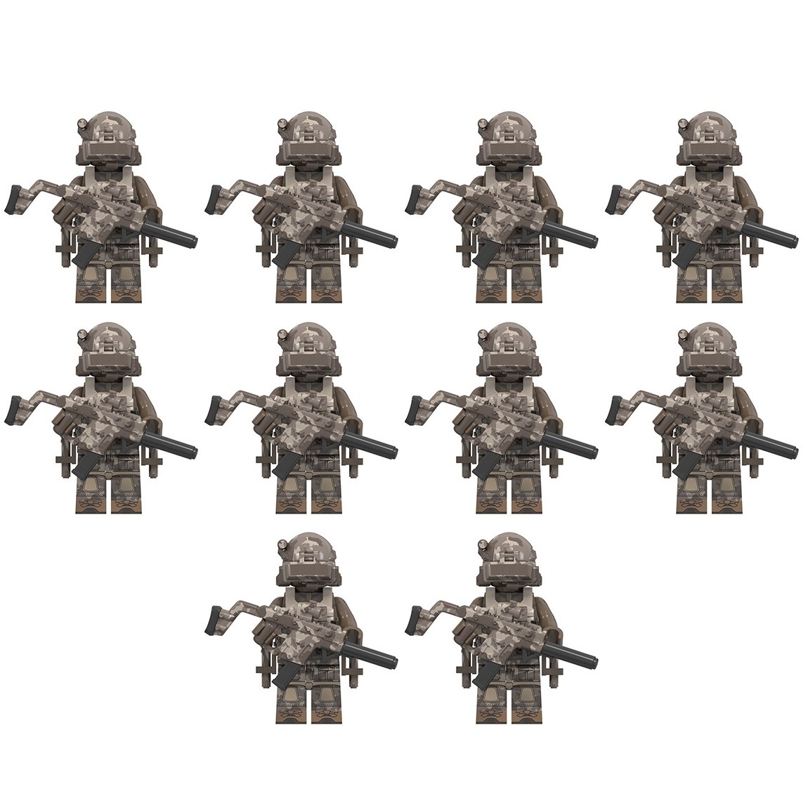 Special Operations Forces (SSO) Russian Special Forces 10pcs Minifigures Bricks