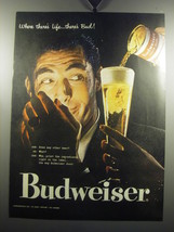 1957 Budweiser Beer Advertisement - £14.78 GBP