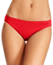  New Michael Kors Red Blaze Solid Classic Hipster Bikini Bottom Xs X Small - £14.28 GBP