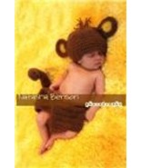 Baby monkey hat and diaper cover set 0-3 to 18mth same price - £14.92 GBP