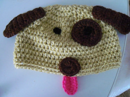 Baby hat. Dog. Any color For boy or girl. Sizs newborn to 18 month same ... - £10.18 GBP