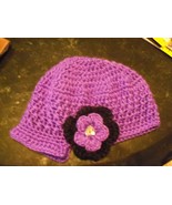 Baby newsboy hat with or without flower. Can accomodate design for boy o... - £11.77 GBP