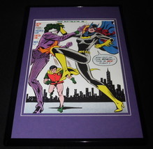 Batgirl vs Joker&#39;s Daughter Framed 11x17 Poster Display DC Comics - £39.57 GBP