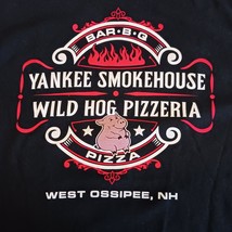 T Shirt Yankee Smokehouse BBQ Wild Hog Pizzeria West Ossipee NH Adult Si... - £11.79 GBP