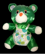 Vintage Emerald Green *Puffalump Teddy Bear LARGE 18&quot; Plush Stuffed Anim... - $480.20 CAD