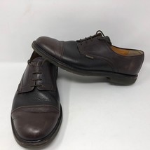 Mephisto Mens Melchior Cap Toe Oxfords Sz 11.5 US Brown Leather Shoes Air-Relax - £30.45 GBP