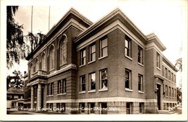 Vtg  RPPC 1940s Courer D&#39;Alene Idaho ID Kootenai County Court House UNP  - £22.71 GBP