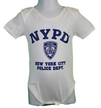 NYC FACTORY Boys NYPD Screen Printed Bodysuit Police Tee - £13.56 GBP