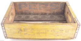 Pepsi Cola Crate Yellow Bottle Carrier A.W.P. Cases Arkansas 1982 Collec... - $31.92