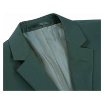 Men RENOIR suit Solid Two Button Business Formal Year Round Slim Fit 201-9 Green image 3