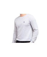 New w/Tags US Polo Assn Men&#39;s Thermal Pullover Long Sleeve  GrayXL  LARGE - £11.22 GBP