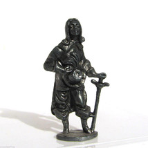 Pewter Musketeer #6 Kinder Surprise Metal Soldier Figurine Vintage Toy 4 cm - £5.13 GBP