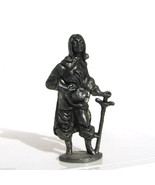 Pewter Musketeer #6 Kinder Surprise Metal Soldier Figurine Vintage Toy 4 cm - £5.09 GBP