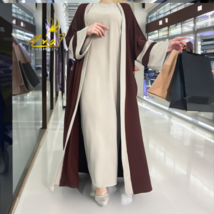 abaya, abaya set,womens abaya, brown abaya, abaya pattern, Abaya Two-piece Suit, - £69.54 GBP