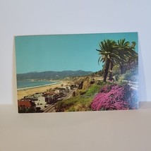 Vintage Postcard Oceanfront From Palisades Park Santa Monica California  - £5.46 GBP