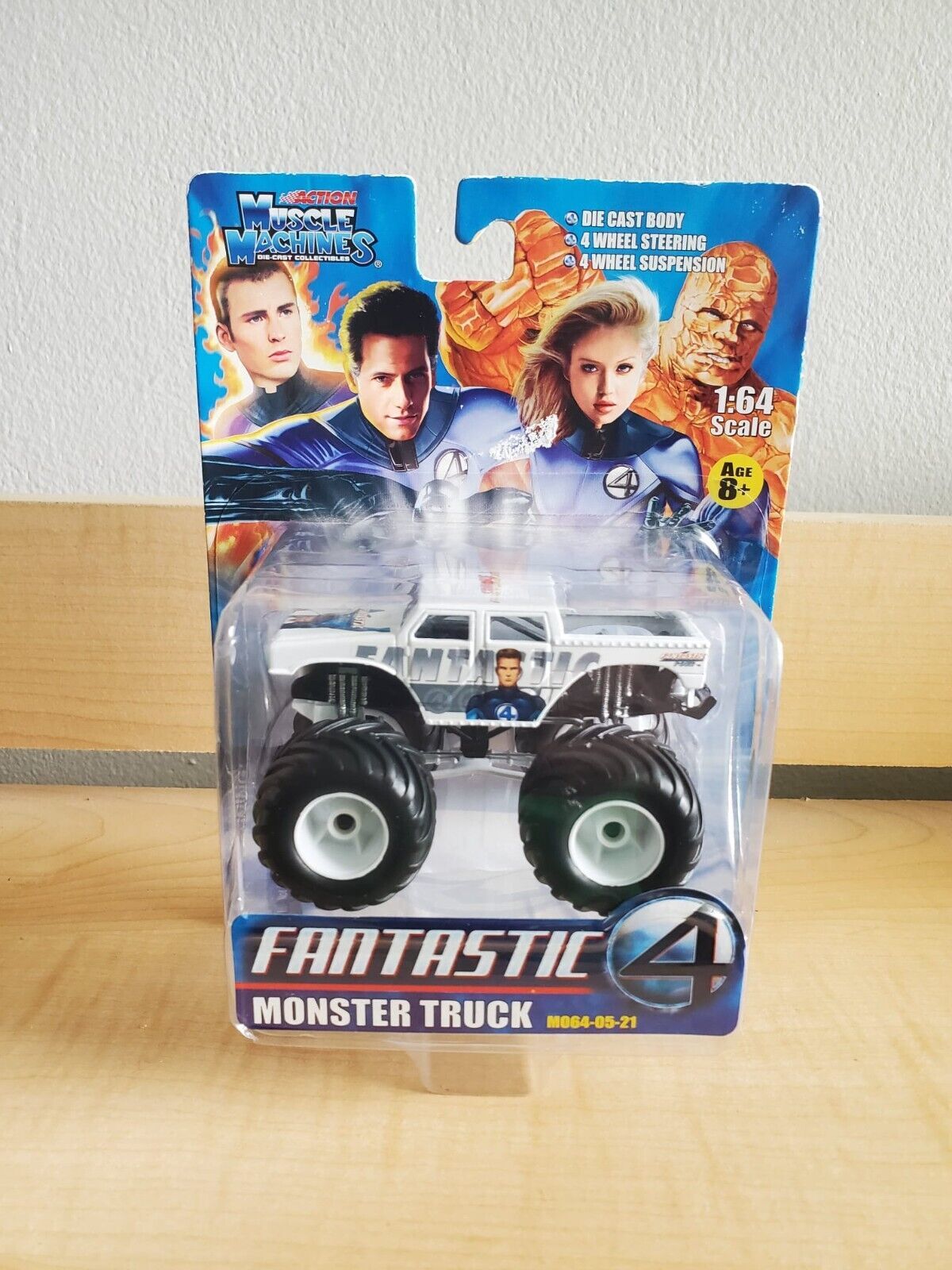2005 Muscle Machines Marvel Fantastic Four White Monster Truck, New,  Prfct Gift - $15.99