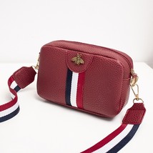 Famous Brand Women Composite Messenger Bag wine red - £7.16 GBP