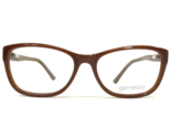 Genesis Eyeglasses Frames G5039 200 BROWN Cat Eye Square Full Rim 52-16-135 - $55.91