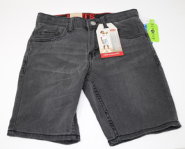 Levi&#39;s Boys Denim Slim Short Black Shorts - Size 8REG W24 NWT - £15.48 GBP