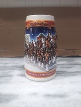 Budweiser Vintage 1999 Holiday Beer Stein Mug “A Century of Holiday Trad... - $12.87