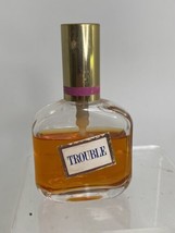 TROUBLE Cologne Spray By Revlon 1.6 Fl Oz Full 60% Bottle Perfume - Vintage - £19.46 GBP