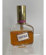 TROUBLE Cologne Spray By Revlon 1.6 Fl Oz Full 60% Bottle Perfume - Vintage - £19.48 GBP