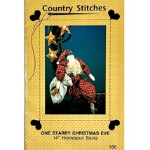 Santa Doll PATTERN One Starry Christmas Eve 166 Brenda Gervais Country Stitches - £4.77 GBP