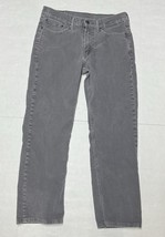 Levi’s 514 Corduroy Pants Men&#39;s Size 32x36 (actual 32 x 27.5 Inseam) Gray - $435.96 MXN