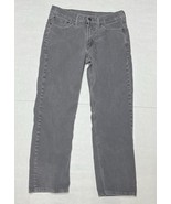 Levi’s 514 Corduroy Pants Men&#39;s Size 32x36 (actual 32 x 27.5 Inseam) Gray - $435.96 MXN