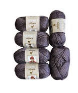 Bernat Alpaca Yarn Lavender Lot of 6 Skeins Acrylic Blend Bulky #5 100 g... - €29,67 EUR
