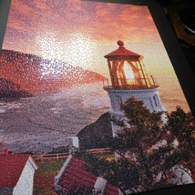 Springbok 1000 Piece Jigsaw Puzzle Morning Light Lighthouse 24&quot; x 30&quot; COMPLETE - £11.60 GBP