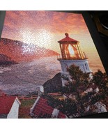 Springbok 1000 Piece Jigsaw Puzzle Morning Light Lighthouse 24&quot; x 30&quot; CO... - $14.52