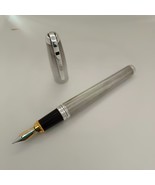 S.T. Dupont Orpheo Olympio 480101 Fountain Pen, Silver Plated - £426.00 GBP