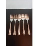 Embassy Silver Plate Dinner Fork - Set Of 5 - 6 Inches Long - $195.04 MXN