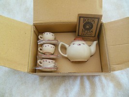 Boyds Bears Tea Set- Brewin&#39; Tea Set #02000-65 - $32.66