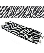 Loom Bead Pattern - Zebra Safari Cuff Bracelet - £3.18 GBP