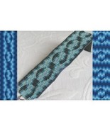 2 Loom Patterns - Electric Blue Bracelet - 2 Variations For The Price Of 1 - $5.47 CAD