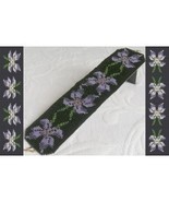 2 Loom Bead Patterns for Violets Cuff Bracelet - 2 Variations For the Pr... - £3.18 GBP