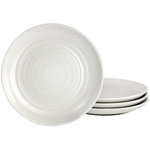 Gibson Millrook 4 Piece 7in Stoneware Appetizer Plate Set in Off-White - $48.84