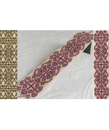 Loom Pattern - Black Scrolls Cuff Bracelet - $5.47 CAD