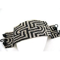 8 Drop Even Count Peyote Bead Pattern - Symmetry In Motion Cuff Bracelet - $4.00