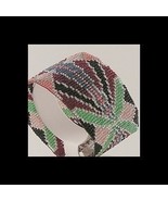 1 Drop Odd Count Peyote Bead Pattern - Art Nouveau Mint Cuff Bracelet - $5.44 CAD