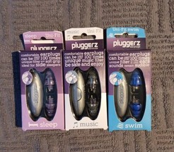 3pks Pluggerz Uni-Fit Sleep &amp; Travel Aid Ear Plugs Noise Blocking (G2) - £15.81 GBP