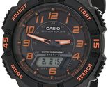 Casio Men&#39;s AQS800W-1B2VCF &quot;Slim&quot; Solar Multi-Function Ana-Digi Sport Watch - £38.64 GBP