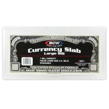 4X BCW Deluxe Currency Slab - Large Bill - £17.14 GBP