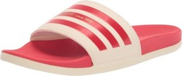 adidas Unisex Adult Adilette Slides,Wonder White/Vivid Red/Gold Metallic... - $43.54