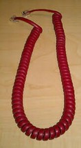 Red Coiled Phone Telephone Handset Cord Cable w/ RJ11 Connectors - $3.15